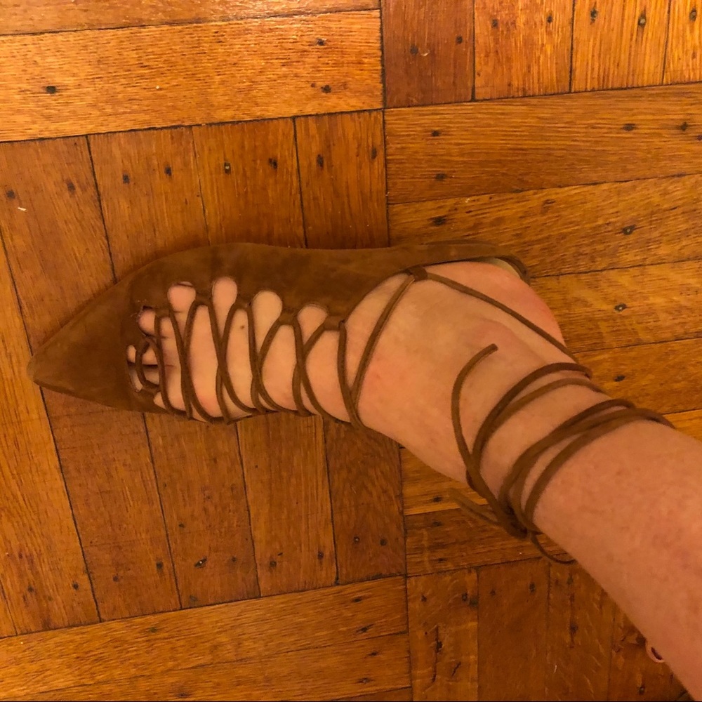 Stuart Weitzman Ankle Wrap Flats - image 2